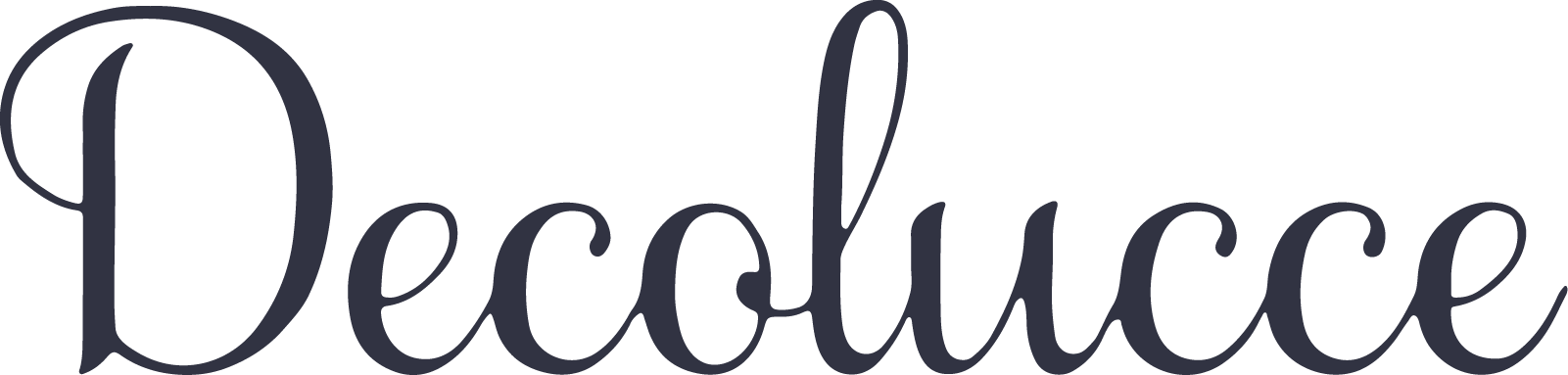 Logo Decolucce spécialiste en mobilier et décoration d’intérieurs Logo Decolucce spécialiste en mobilier et décoration d'intérieurs