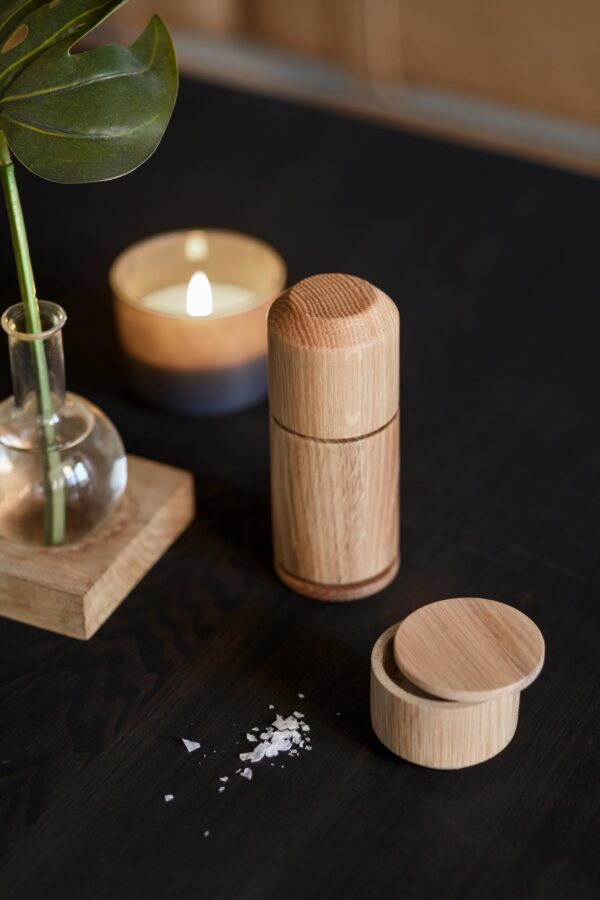 Petit Pot de sel en bois