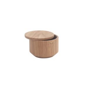 Petit Pot de sel en bois de chÃƒÂªne