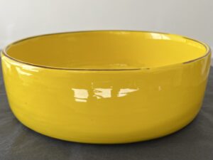 Plat en cÃ©ramique M Jaune