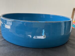 Plat en cÃ©ramique L Turquoise