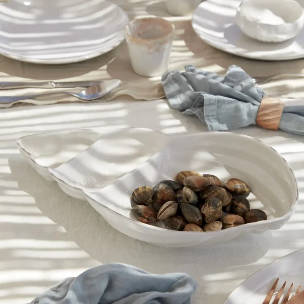assiette plat coquillage